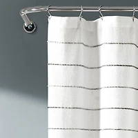 Gray Stripe Ombre Shower Curtain