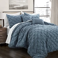 Stormy Blue Ravello 5-pc. Full/Queen Comforter Set