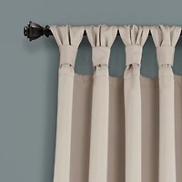 Wheat Knotted Curtain Panel Set