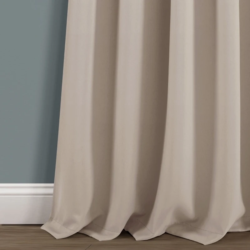 Wheat Knotted Curtain Panel Set