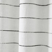 Gray Ombre Stripe Curtain Panel Set, 84 in.