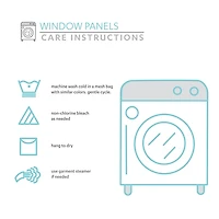 Navy Ombre Stripe Curtain Panel Set, 84 in.