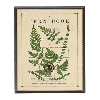 Vintage Fern II Framed Art Print