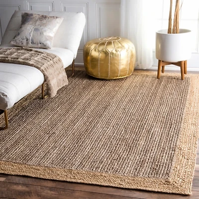 Neely Jute Hand Woven Area Rug, 8x10