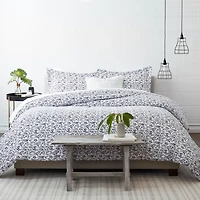 Navy Vines 3-pc. King Duvet Cover Set