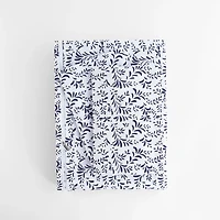 Navy Vines 3-pc. Queen Duvet Cover Set