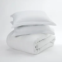 Pinstriped 3-pc. Twin Duvet Cover Set