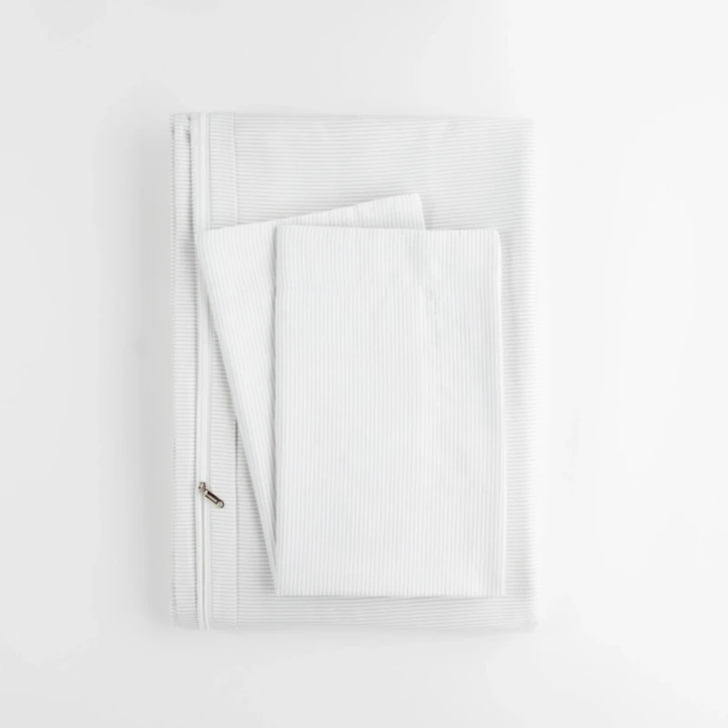 Pinstriped 3-pc. King Duvet Cover Set