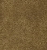 Brown Faux Leather Tufted Storage Ottoman