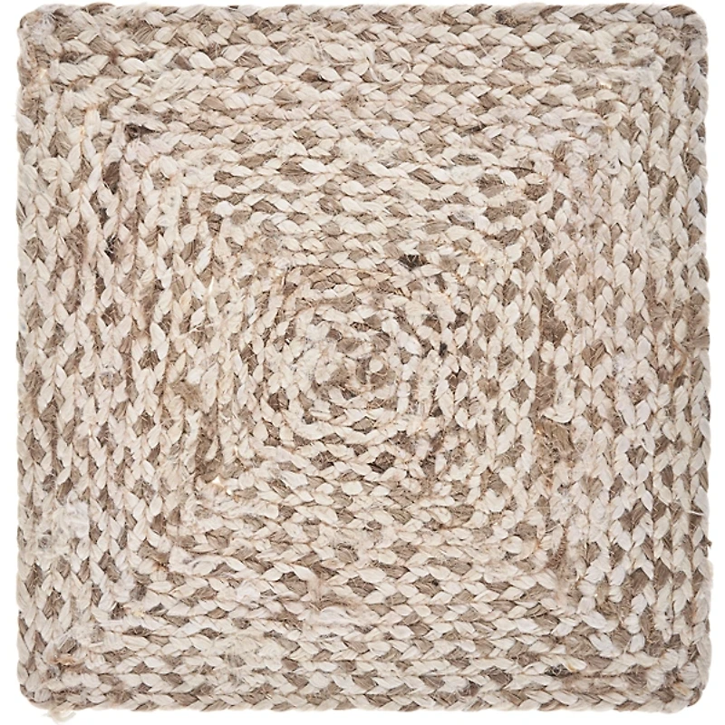 Natural Bleach Square Jute Placemats, Set of 4