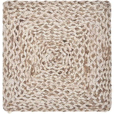 Natural Bleach Square Jute Placemats, Set of 4