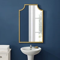 Gold Metal Abigail Mirror