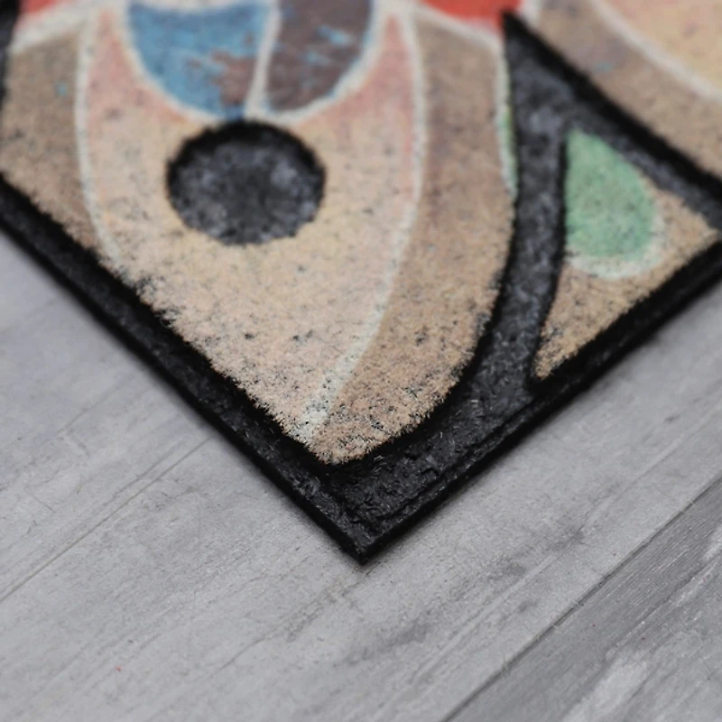 Playful Medallion Welcome Doormat