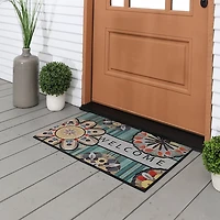 Playful Medallion Welcome Doormat