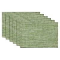 Fig Green Tweed Placemats, Set of 6