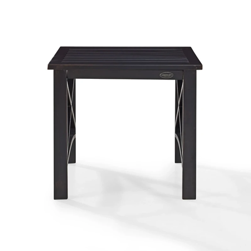Bronze Metal Dayton Outdoor Side Table