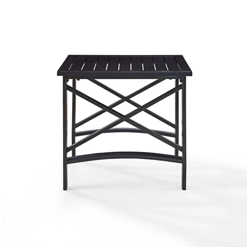 Bronze Metal Dayton Outdoor Side Table
