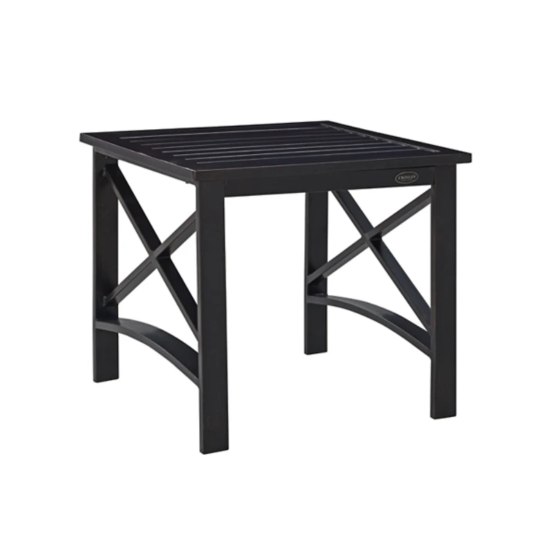 Bronze Metal Dayton Outdoor Side Table
