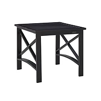 Bronze Metal Dayton Outdoor Side Table