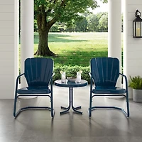 Blue Madison 3-pc. Chat Set