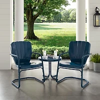 Blue Madison 3-pc. Chat Set