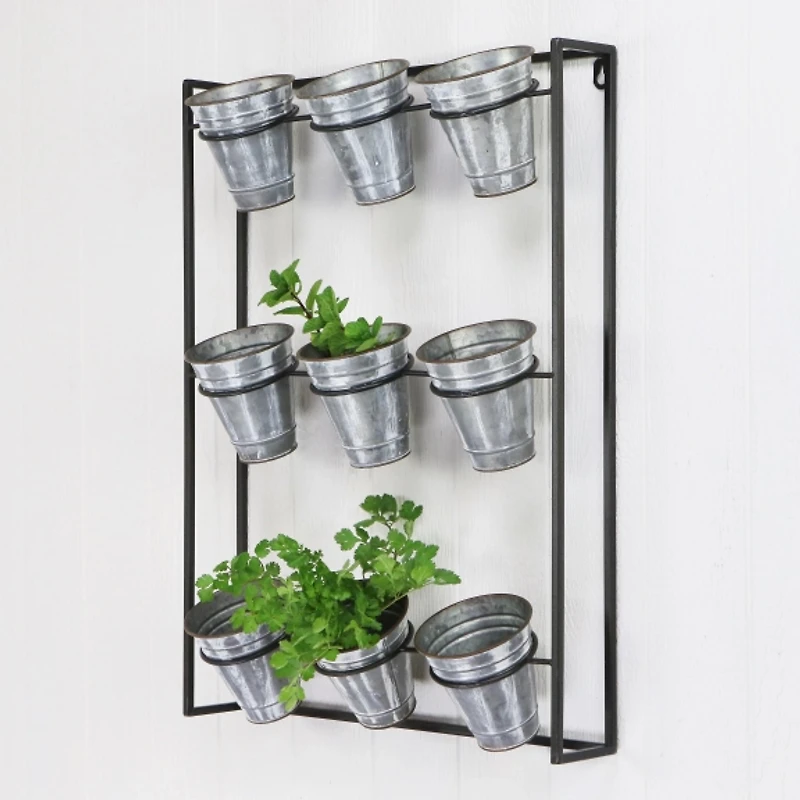 Galvanized Wall Holder Planter