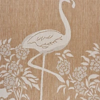 Natural Flamingo Indoor/Outdoor Area Rug, 5x7