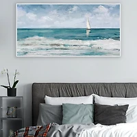 Summer Cay Panel Framed Canvas Art Print