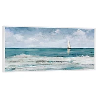 Summer Cay Panel Framed Canvas Art Print