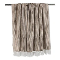 Stone and White Arrowhead Throw