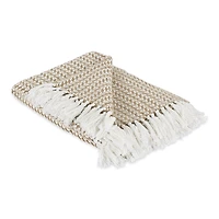 Stone and White Arrowhead Throw
