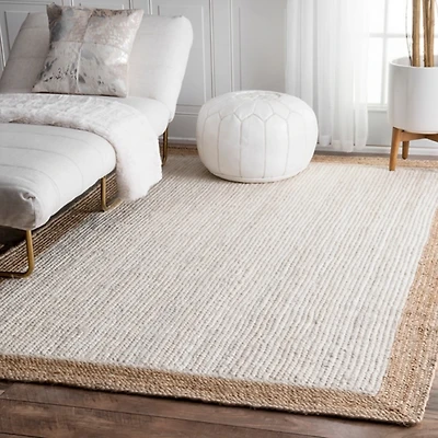 Hand Woven Jute Eugene Area Rug, 4x6