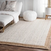 Hand Woven Jute Eugene Area Rug, 4x6