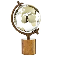 Glass Globe on Wooden Stand