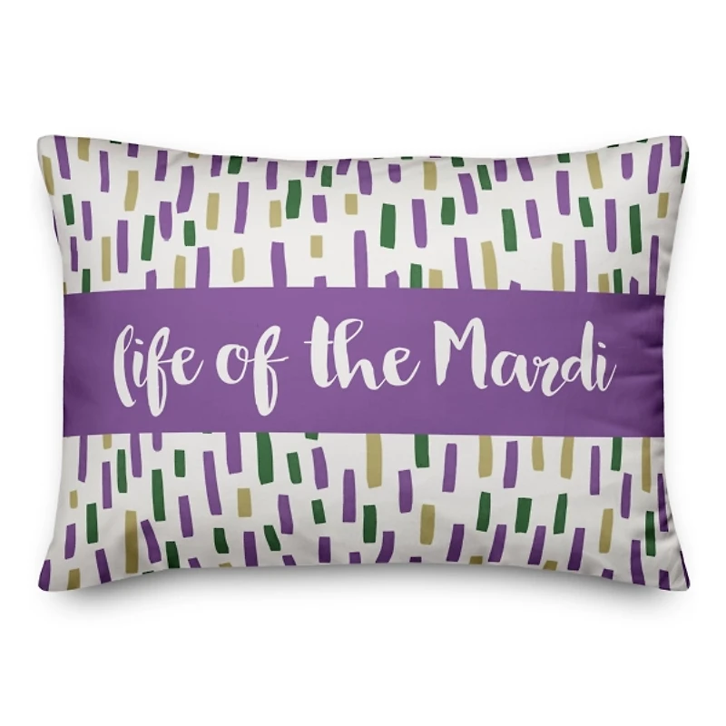 Life Of The Mardi Pillow