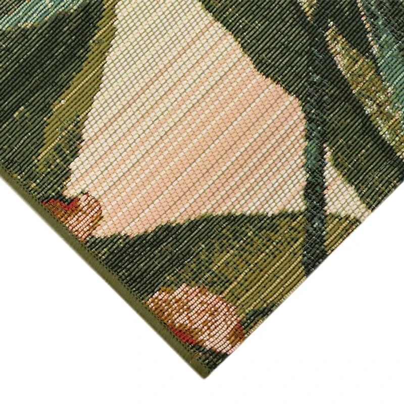 Island Leaf Outdoor Rug, 4x7