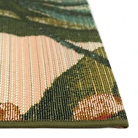 Island Leaf Outdoor Rug, 4x7