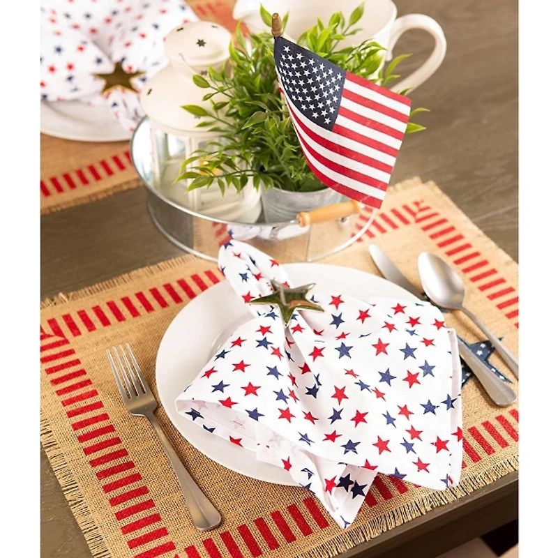 Americana Mini Stars Napkins, Set of 6