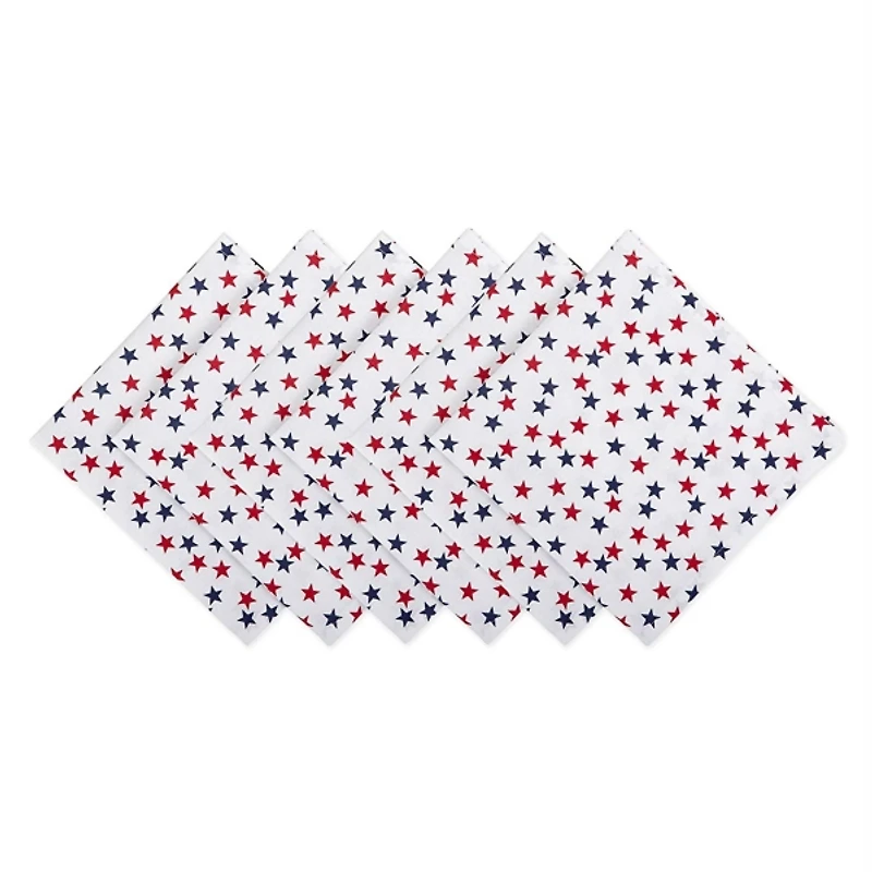 Americana Mini Stars Napkins, Set of 6