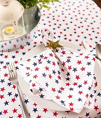 Americana Mini Stars Round Tablecloth