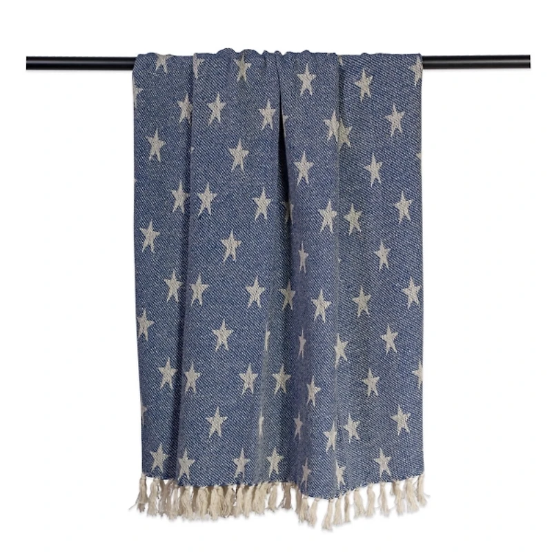 Stars Fringed Throw