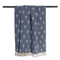 Stars Fringed Throw