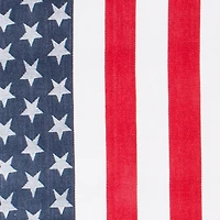 Americana Stars and Stripes Round Tablecloth