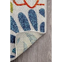 Multicolor Burst Indoor/Outdoor Area Rug