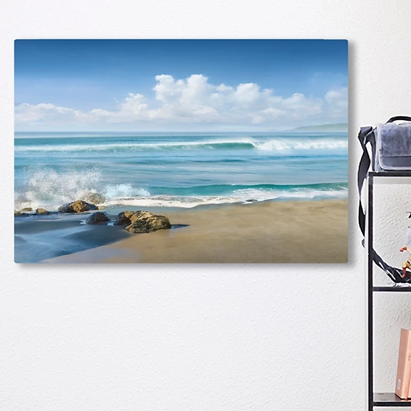 Sweeping Blue Canvas Art Print, 36x24 in.