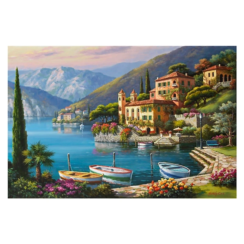 Villa Bella Vista Canvas Art Print, 36x24 in.