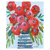 April Shower Give Me Flowers Canvas Art Print