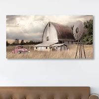 Henderson Bay Farm Canvas Art Print