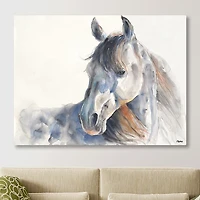Looking Back Giclee Canvas Art Print