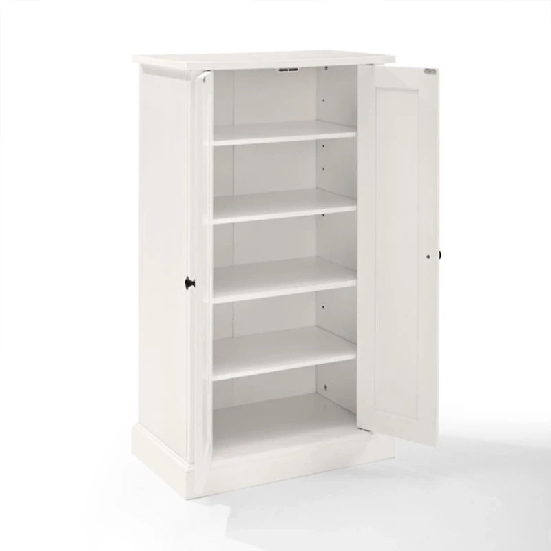 White Seaside Accent Cabinet